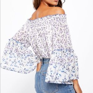 Free People Rose Valley Blouse